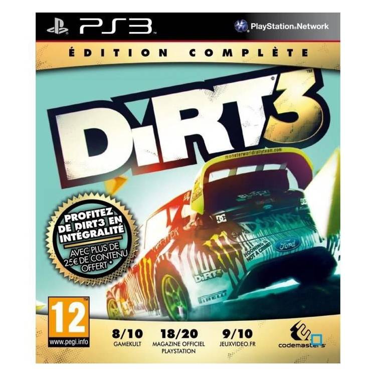 JEU PS3 DIRT 3 : COMPLETE EDITION