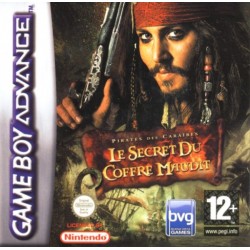 JEU GBA PIRATES DES CARAIBES : LE SECRET DU COFFRE MAUDIT SANS BOITE