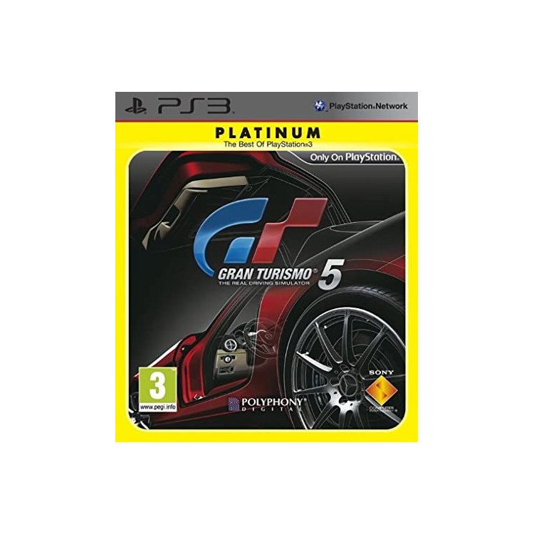 JEU PS3 GRAN TURISMO 5 PLATINUM JEU PS3 GRAN TURISMO 5 PLATINUM