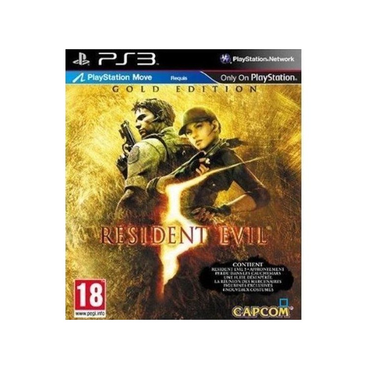 JEU PS3 RESIDENT EVIL 5 : GOLD EDITION