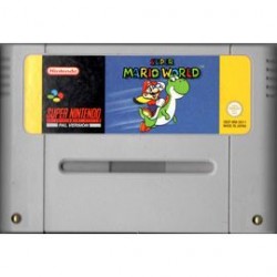 JEU SNES SUPER MARIO WORLD SANS BOITE